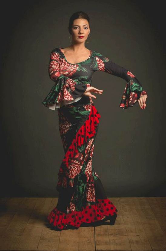 Davedans Flamenco Outfit Olmeda Top and Morera Skirt